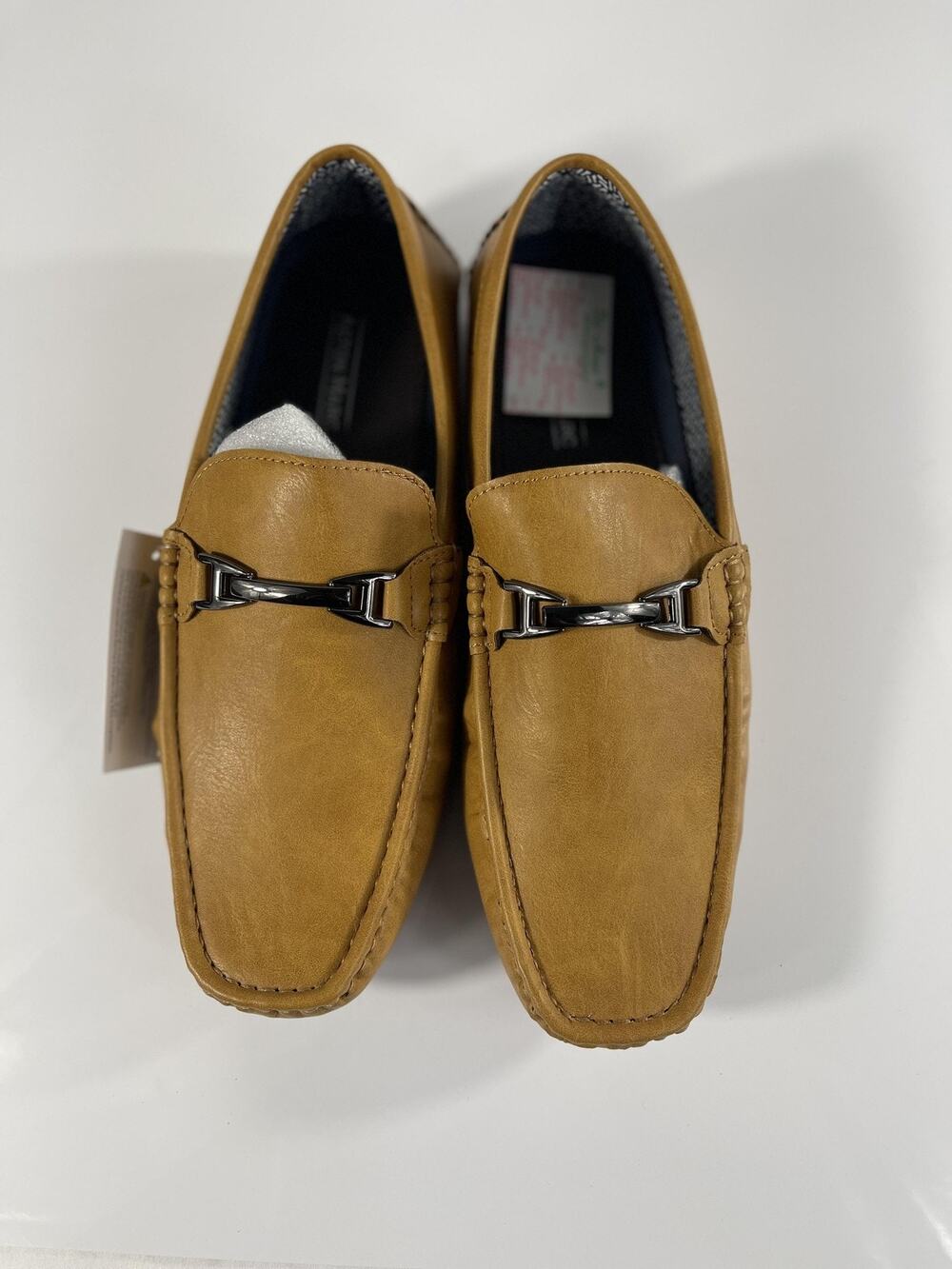 Aston Marc Shoes Men's Size 12 Tan Charter-03 Synthetic Driving Loafers Slip On